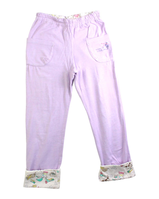 A Purple Casual Pants from Knitplanner in size 10Y for girl. (Front View)