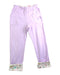 A Purple Casual Pants from Knitplanner in size 10Y for girl. (Front View)