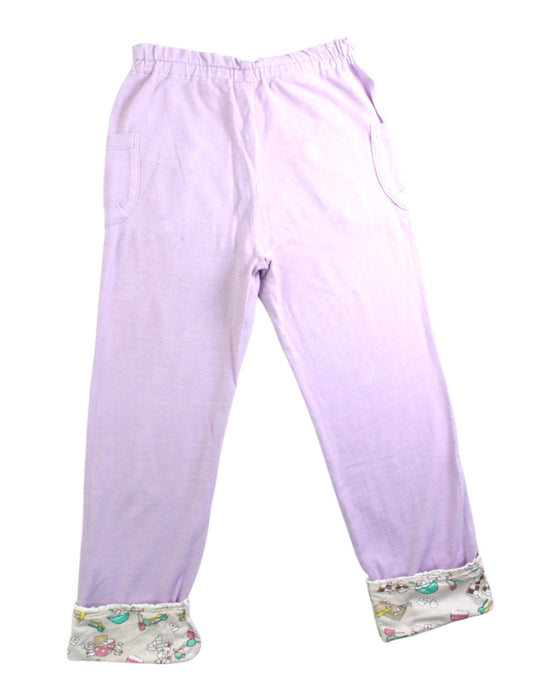 A Purple Casual Pants from Knitplanner in size 10Y for girl. (Back View)