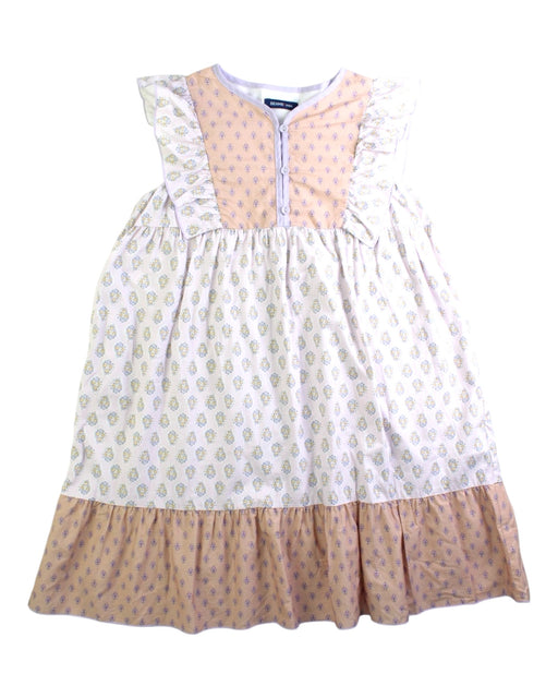 A Peach Sleeveless Dresses from BEAMS in size 9Y for girl. (Front View)