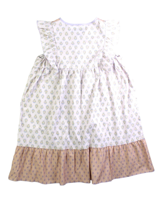 A Peach Sleeveless Dresses from BEAMS in size 9Y for girl. (Back View)