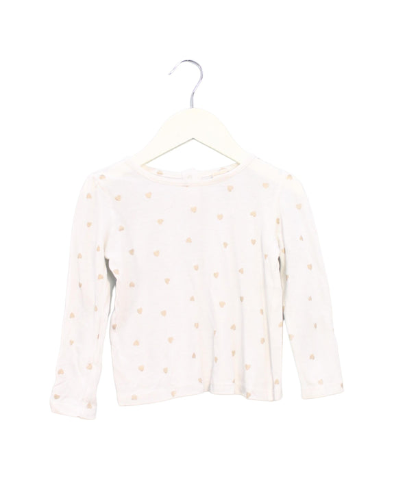 A White Long Sleeve Tops from Tucker & Tate in size 18-24M for girl. (Front View)