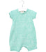 A Green Short Sleeve Rompers from PAIGELAUREN in size 3-6M for boy. (Front View)