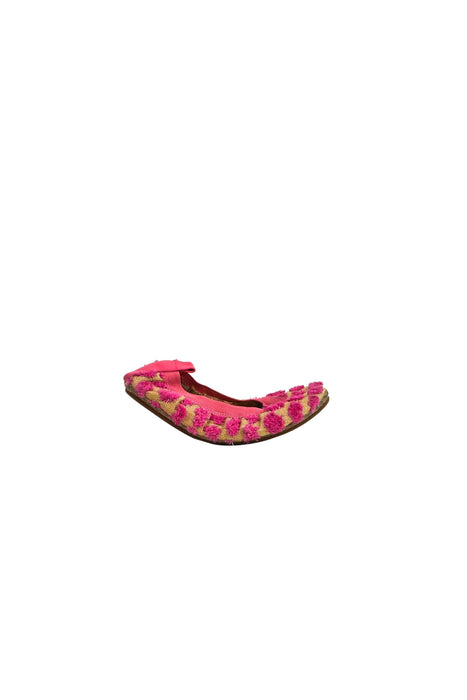 A Pink Flats from Yosi Samra in size 6T for girl. (Back View)