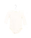 A Ivory Bodysuits from Janie & Jack in size 3-6M for boy. (Front View)