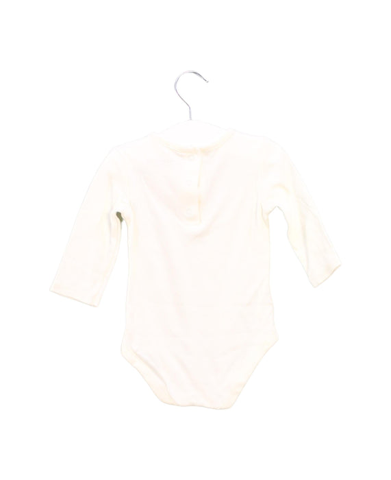 A Ivory Bodysuits from Janie & Jack in size 3-6M for boy. (Back View)