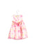 A Pink Sleeveless Dresses from Marmellata in size 12-18M for girl. (Back View)