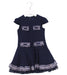 A Navy Short Sleeve Dresses from Nicholas & Bears in size 12-18M for girl. (Front View)