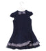 A Navy Short Sleeve Dresses from Nicholas & Bears in size 12-18M for girl. (Back View)