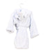 A Blue Bathrobes from The Little White Company in size 6-12M for girl. (Back View)
