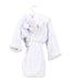 A Blue Bathrobes from The Little White Company in size 6-12M for girl. (Back View)