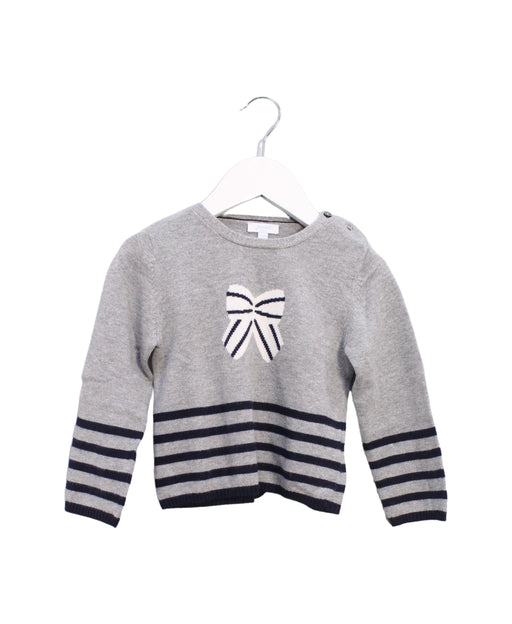 A Grey Knit Sweaters from Jacadi in size 18-24M for girl. (Front View)