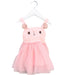 A Pink Sleeveless Dresses from Momonittu in size 12-18M for girl. (Front View)