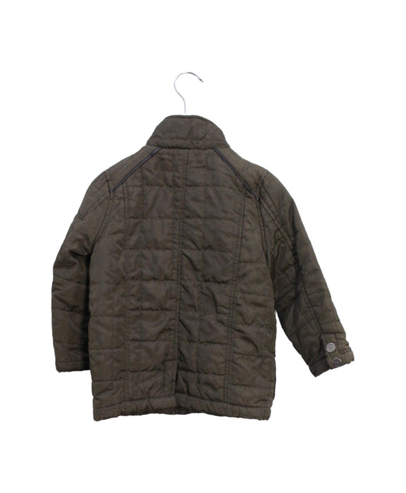 A Green Puffer/Quilted Jackets from Urban Republic in size 18-24M for boy. (Back View)