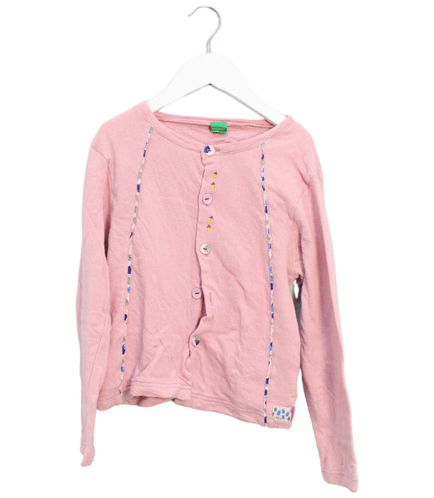 A Pink Cardigans from Ragmart in size 5T for girl. (Front View)