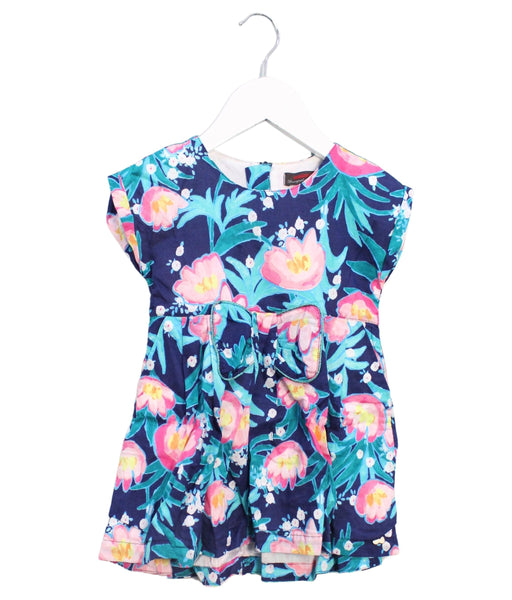 A Multicolour Short Sleeve Dresses from Catimini in size 2T for girl. (Front View)