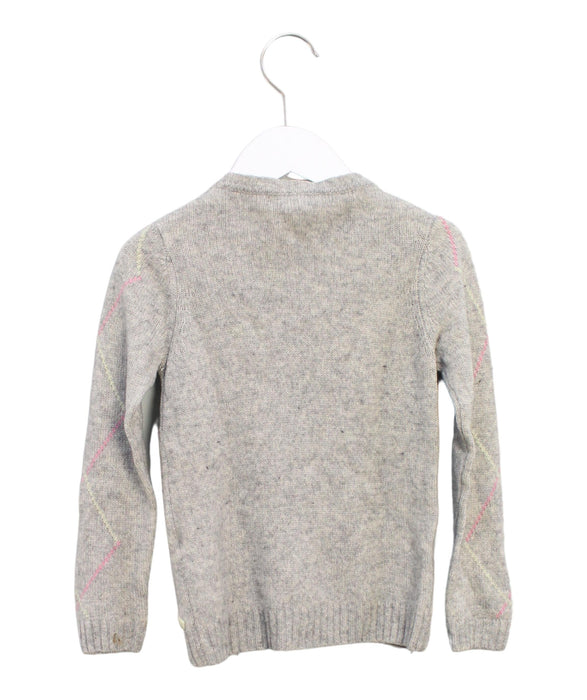 A Grey Cardigans from Nicholas & Bears in size 4T for girl. (Back View)