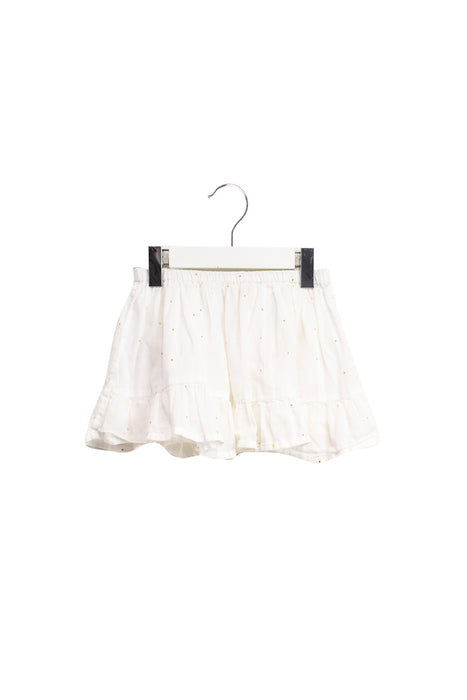 A White Short Skirts from Moon Paris in size 4T for girl. (Front View)