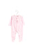 A Pink Long Sleeve Jumpsuits from Les Enphants in size 6-12M for girl. (Front View)