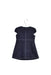 A Blue Short Sleeve Dresses from Comme Ca Fossette in size 12-18M for girl. (Back View)