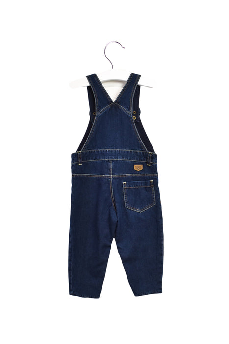 A Blue Long Overalls from Catimini in size 6-12M for boy. (Back View)