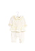 A White Long Sleeve Jumpsuits from Nicholas & Bears in size 0-3M for girl. (Front View)