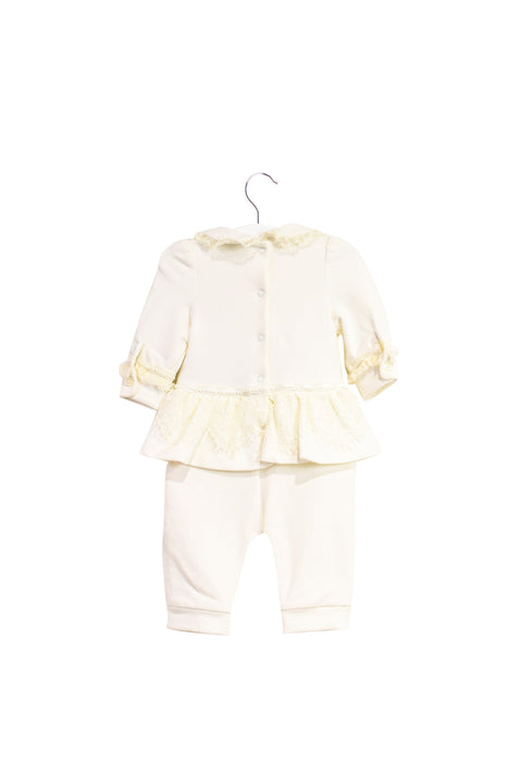 A White Long Sleeve Jumpsuits from Nicholas & Bears in size 0-3M for girl. (Back View)