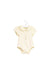 A White Short Sleeve Bodysuits from Nicholas & Bears in size 0-3M for girl. (Front View)