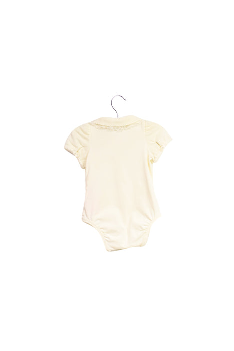 A White Short Sleeve Bodysuits from Nicholas & Bears in size 0-3M for girl. (Back View)