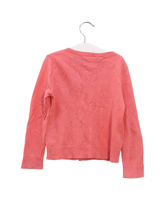 A Pink Cardigans from Bonpoint in size 4T for girl. (Back View)