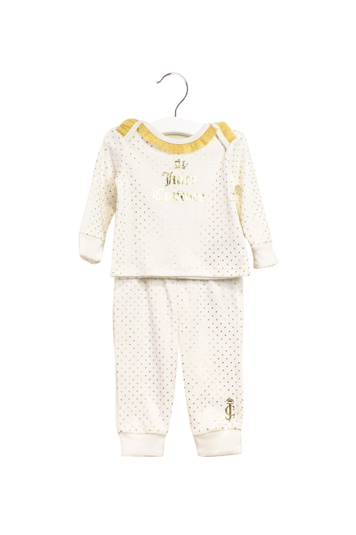A Gold Pants Sets from Juicy Couture in size 3-6M for girl. (Front View)