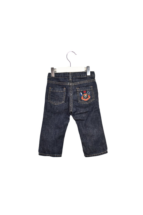 A Navy Jeans from Jacadi in size 6-12M for boy. (Back View)