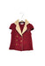 A Red Short Sleeve Tops from La Compagnie des Petits in size 5T for girl. (Front View)