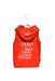 A Red Zippered Sweatshirts from DKNY in size 4T for boy. (Back View)