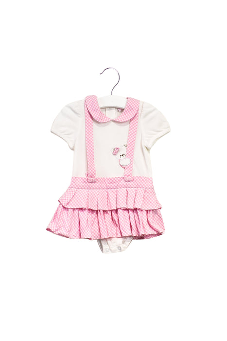 A Mulicolour Short Sleeve Dresses from Nicholas & Bears in size 6-12M for girl. (Front View)