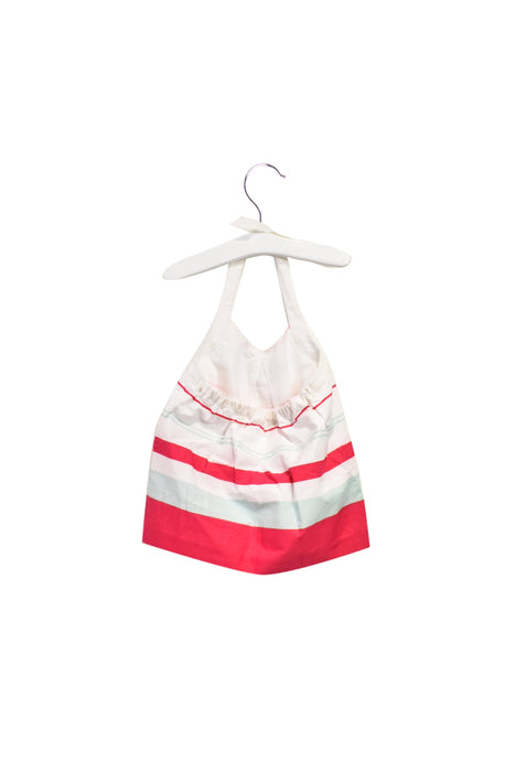 A White Sleeveless Tops from Janie & Jack in size 18-24M for girl. (Back View)
