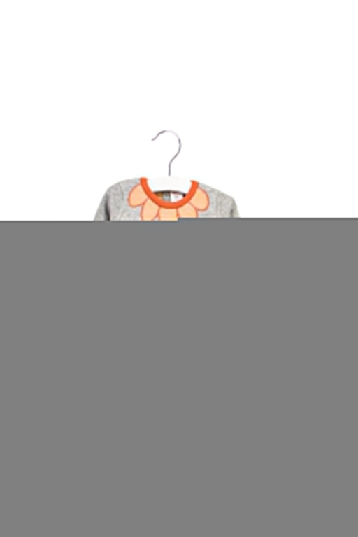 A Grey Long Sleeve Dresses from Seed in size 0-3M for girl. (Front View)