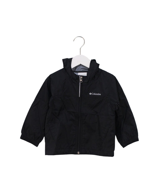 A Black Lightweight Jackets from Columbia in size 3T for boy. (Front View)