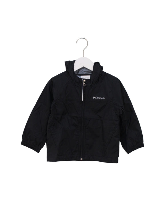 A Black Lightweight Jackets from Columbia in size 3T for boy. (Front View)