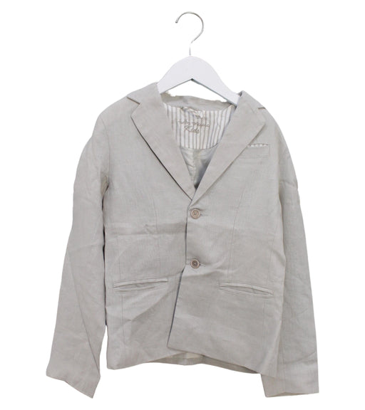 A Grey Blazers from Tutto Piccolo in size 10Y for men. (Front View)