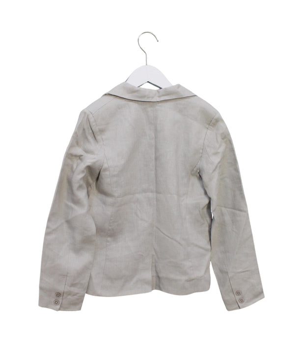 A Grey Blazers from Tutto Piccolo in size 10Y for men. (Back View)