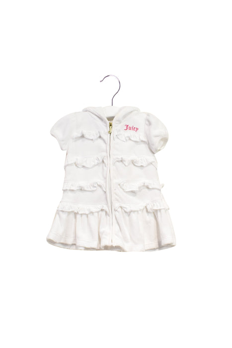 A White Sweater Dresses from Juicy Couture in size 3-6M for girl. (Front View)
