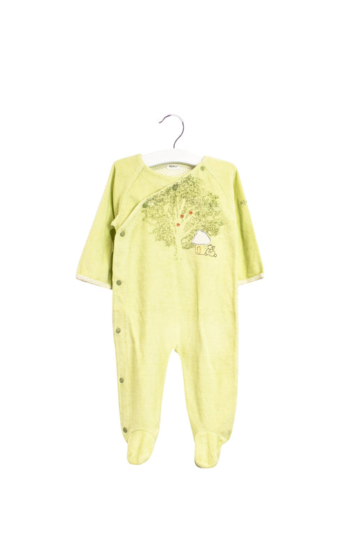 A Green Long Sleeve Jumpsuits from Kaloo in size 3-6M for boy. (Front View)