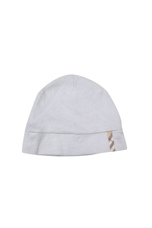 A Blue Hats Beanies & Caps from Burberry in size 3-6M for boy. (Front View)