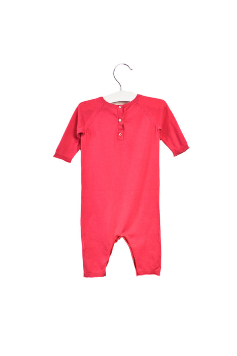 A Pink Jumpsuits from Bonpoint in size 0-3M for girl. (Back View)