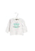A White Long Sleeve Tops from null in size 6-12M for girl. (Front View)
