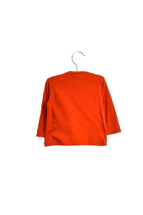 A Red Long Sleeve Tops from IKKS in size 6-12M for boy. (Back View)