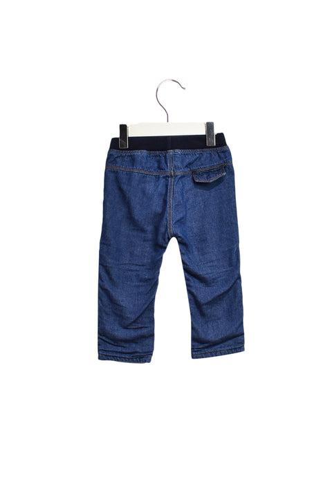 A Blue Casual Pants from Jean Bourget in size 6-12M for boy. (Back View)