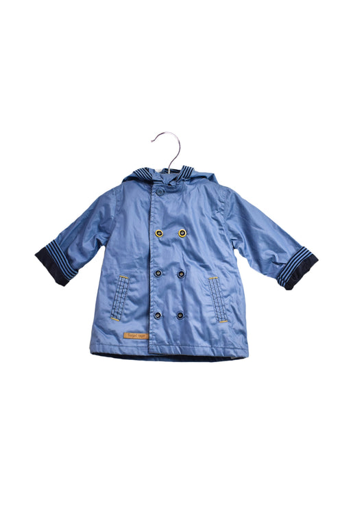 A Blue Coats from Sergent Major in size 3-6M for boy. (Front View)