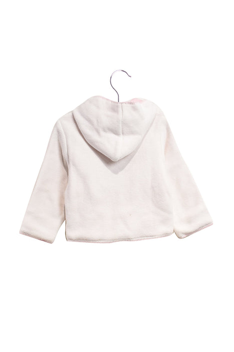 A Pink Cardigans from A Soft Idea in size 6-12M for girl. (Back View)